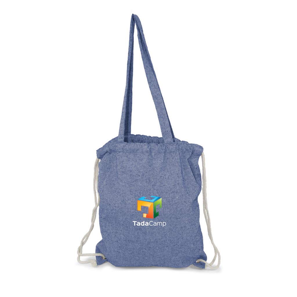 Sac en coton recycl 2 en 1 sac  cordon et sac shopping | Jamarion